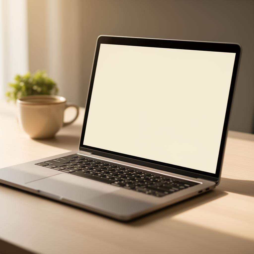 Abstract premium gradient visual representing a clean one-page website